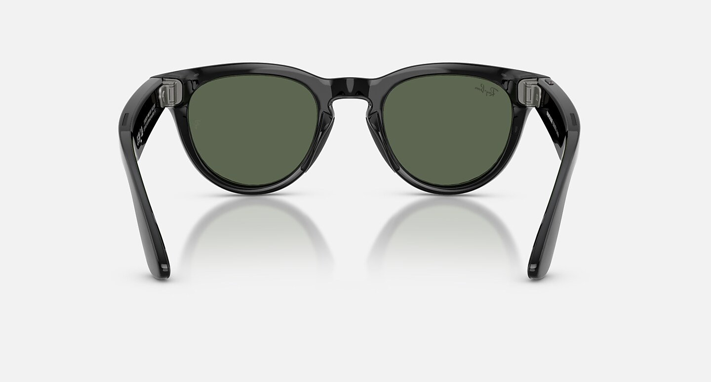 Ray-Ban Meta AI Glasses Black Frame Green Lenses