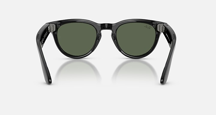 Ray-Ban Meta AI Glasses Black Frame Green Lenses