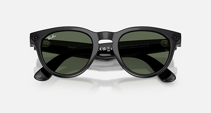 RAY-BAN  Headliner レイバン メタ サングラス Ray-Ban Meta Headliner Polarized Sunglasses 50mm Blk