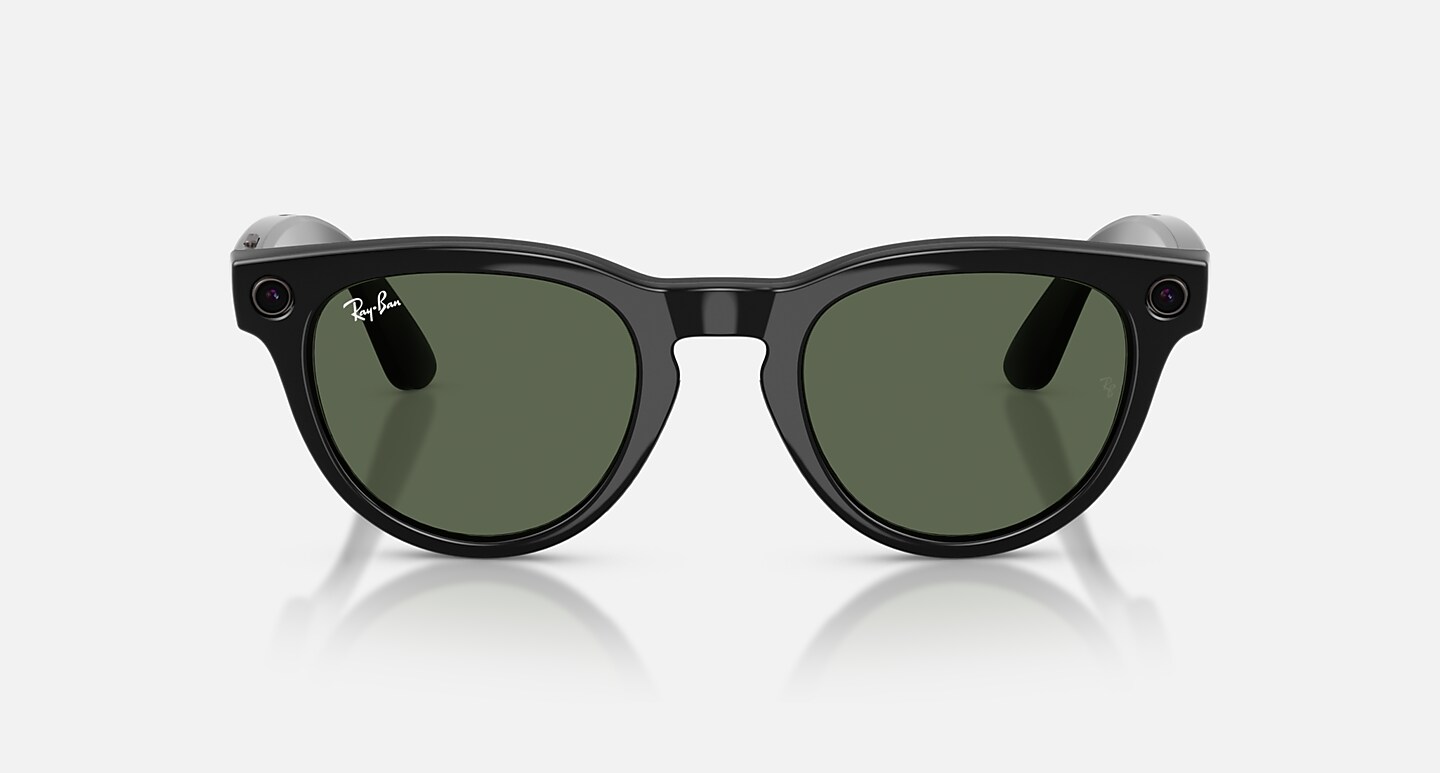 Ray-Ban Meta AI Glasses Black Frame Green Lenses