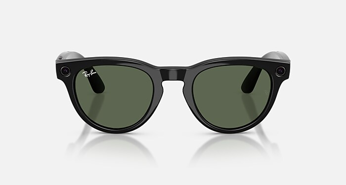 RAY-BAN | META HEADLINER Sunglasses in Black and G-15 Green