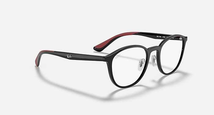 RB7156 OPTICS Eyeglasses with Striped Havana Frame - RB7156