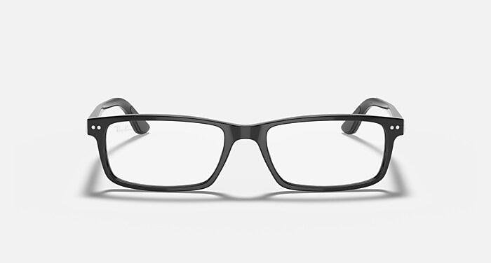 Ray-Ban Eyeglasses Unisex Rb5277 Optics Prescription - Black Frame Clear Lenses 54-17