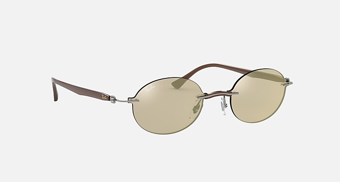 ロビン RB8060 Sunglasses in Gunmetal and Blue - RB8060 | Ray-Ban®