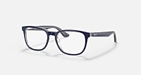 RayBan 蓝色搭透明 null