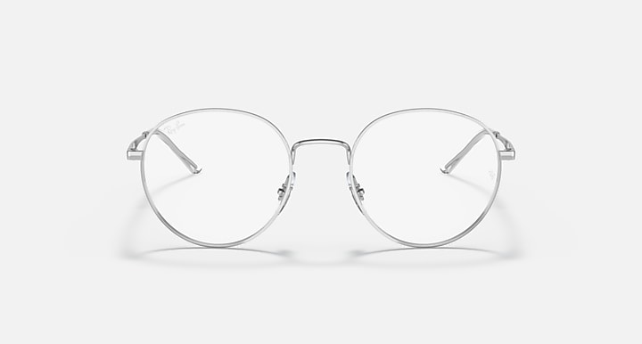 Ray-Ban Eyeglasses Unisex Rb3681 Optics Prescription - Silver Frame Clear Lenses 50-20