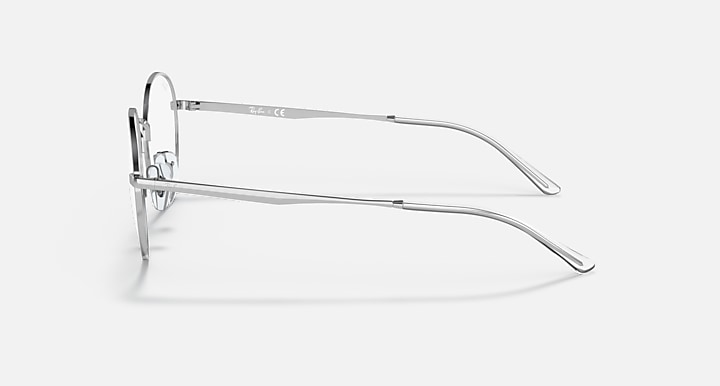 Ray-Ban Eyeglasses Unisex Rb3681 Optics Prescription - Silver Frame Clear Lenses 50-20