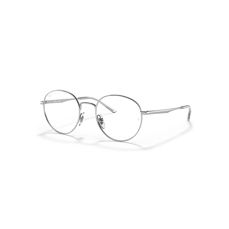 Ray-Ban Eyeglasses Unisex Rb3681 Optics - Silver Frame Clear Lenses 48-20