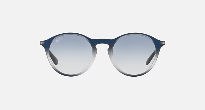 Blue Sunglasses in Clear Gradient Light Blue and RB4243F