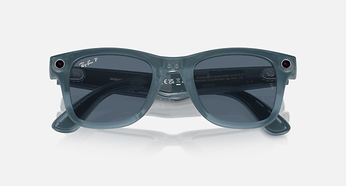 RAY-BAN | META WAYFARER Sunglasses in Jeans and Dusty Blue - | Ray  