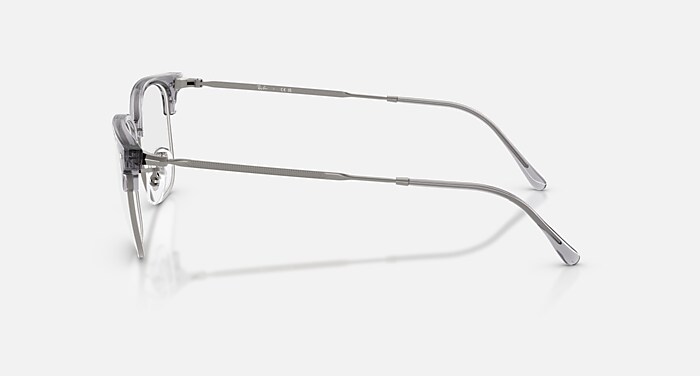 Ray-Ban Eyeglasses Unisex New Clubmaster Optics Prescription - Rose Gold Frame Demo Lens Lenses 53-20 Polarized