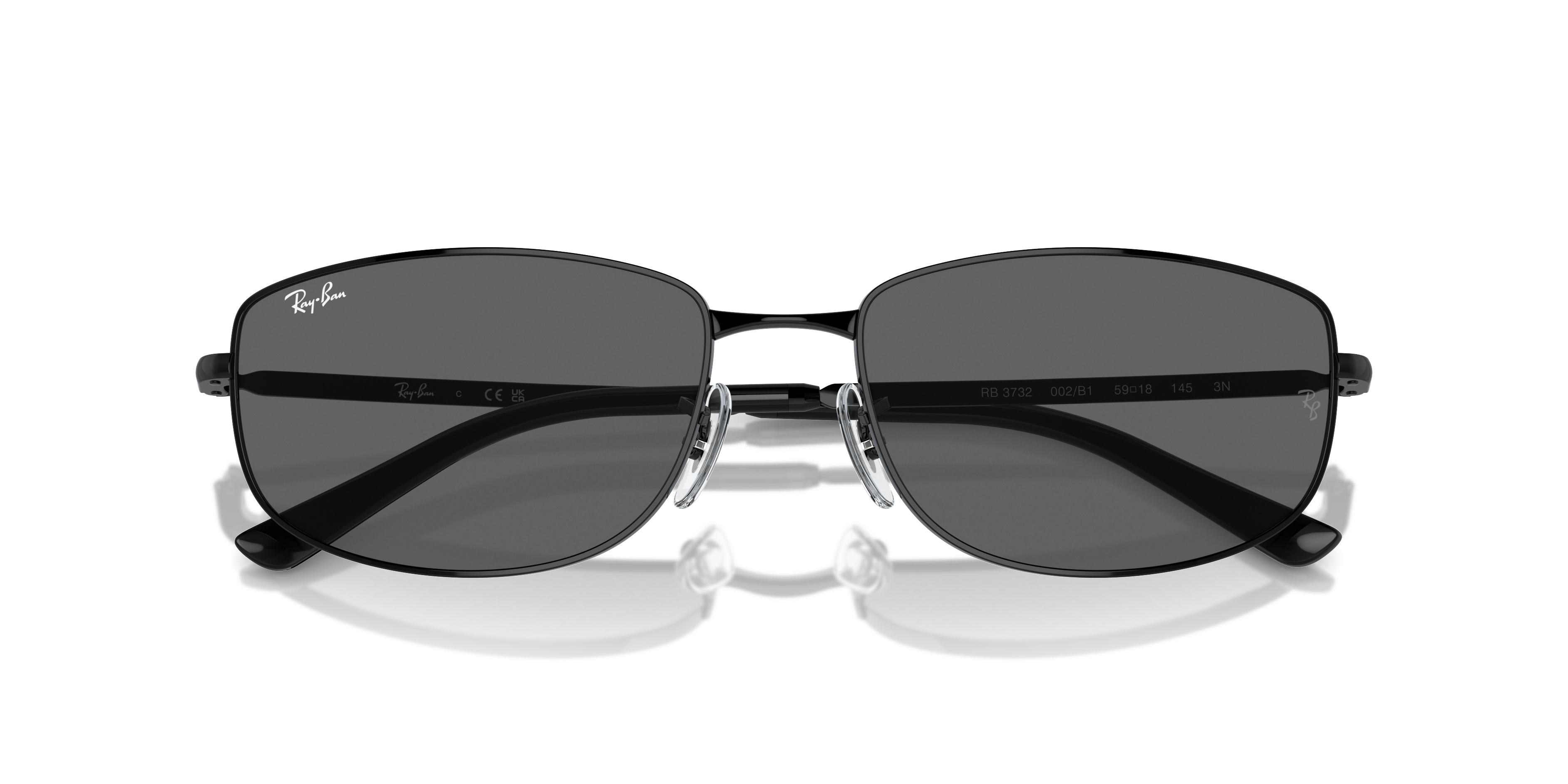 Ray-Ban ブラック サングラス レイバン公式ストア】 Ray-Ban® RB3732 サングラス | ブラック X