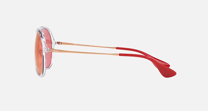 ALEX Sunglasses in Transparent and Red Classic - RB4201F | Ray-Ban®