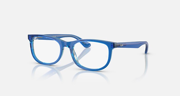 RB1642 OPTICS KIDS Eyeglasses with Transparent Blue Grey Frame