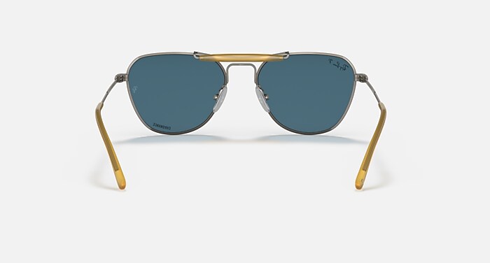Ray-Ban グレーラウンドサングラス ケース付き Ray-Ban グレーラウンドサングラス ケース付き レイバン 眼鏡