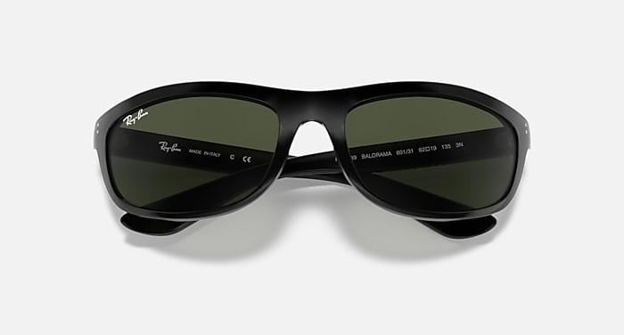 Original Ray Ban Baloramas BALORAMA Sunglasses In Black And G-15