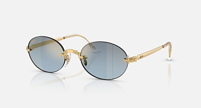 Ray Ban Sunglasses RB3929 001/71 ARISTA GOLD/BROWN GOLD GRADIENT LENS New InBox Ray Ban x A$ap Rocky Arista Frame with Brown Mirror Gold  main image 3