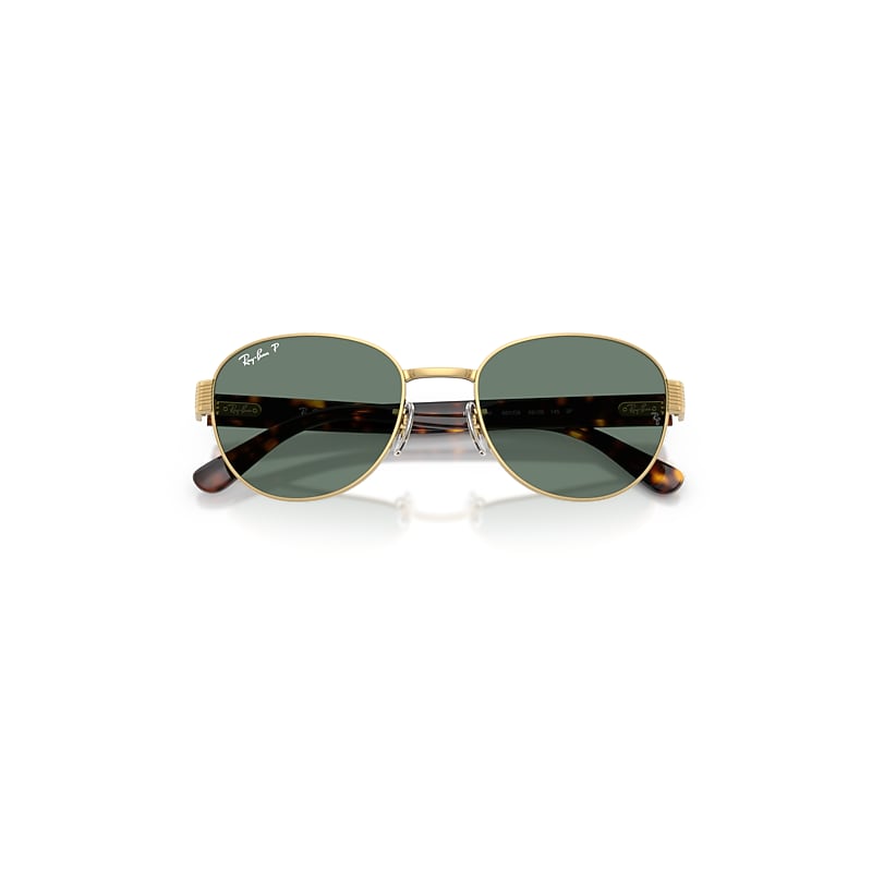 Ray Ban Rb3766ch Chromance Sunglasses Havana Frame Grey Lenses Polarized 56-20 In Brown