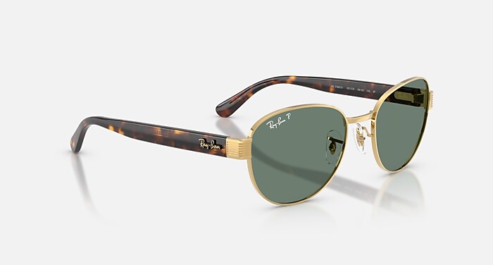 RB3766CH CHROMANCE Sunglasses in Arista Gold and Polarized Grey