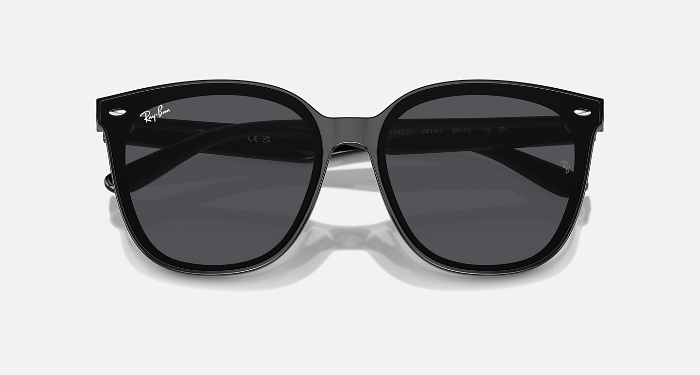 Ray-Ban Sunglasses Unisex Rb4423d - Black Frame Grey Lenses 66-15