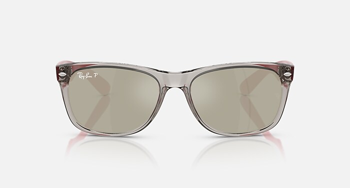 Ray-Ban Sunglasses Unisex New Wayfarer Disney Mickey & Minnie Mouse Liquid - Red Frame Grey Lenses 55-18 Polarized