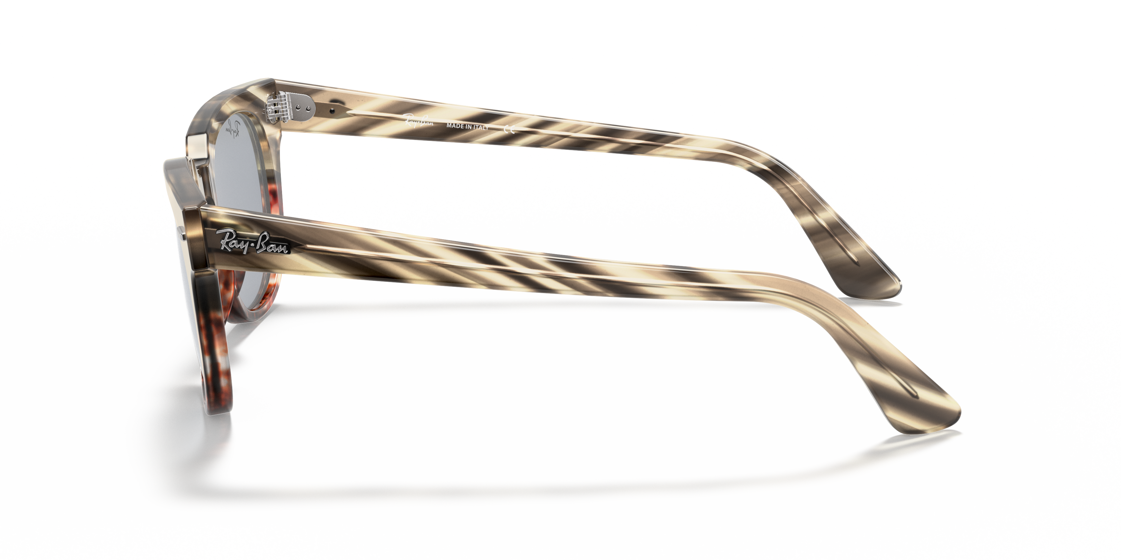 ray ban meteor striped havana