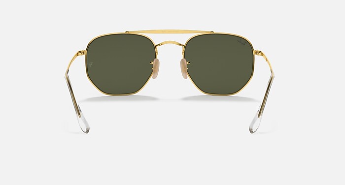 Ray-Ban Sunglasses Marshal Gold Frame Green Lenses