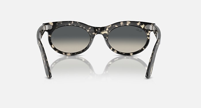 Wayfarer Oval - Grey Havana Ray-Ban Wayfarer Way XL (54 - 21) with Grey lenses and  main image 4