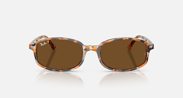 Ray-Ban Sunglasses Unisex Sam - Havana Brown Grey Frame Brown Lenses 54-19 Polarized