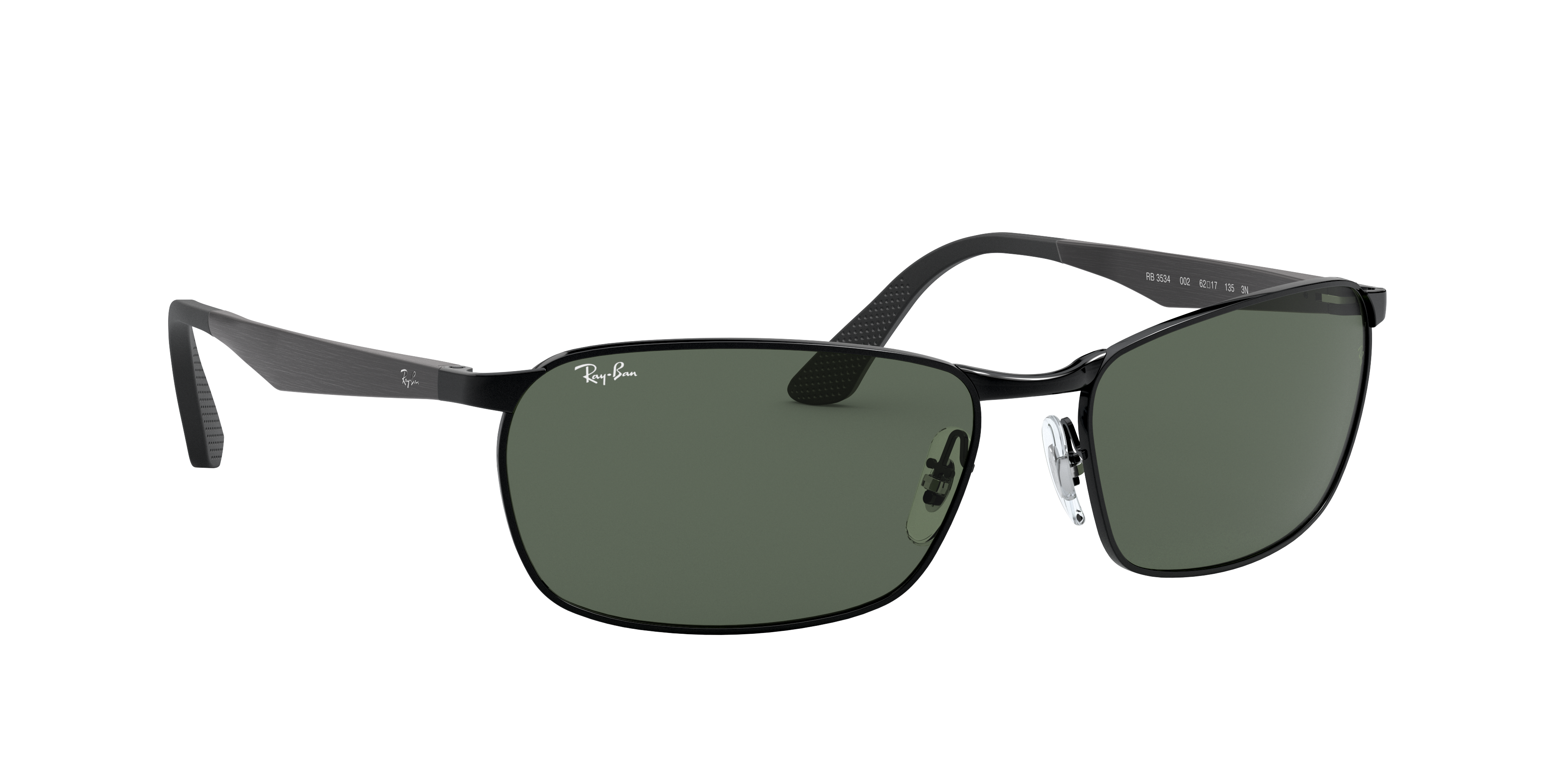 レイバン サングラス RB3534 RB3534 Sunglasses in Black and Green - RB3534 | Ray-Ban® US