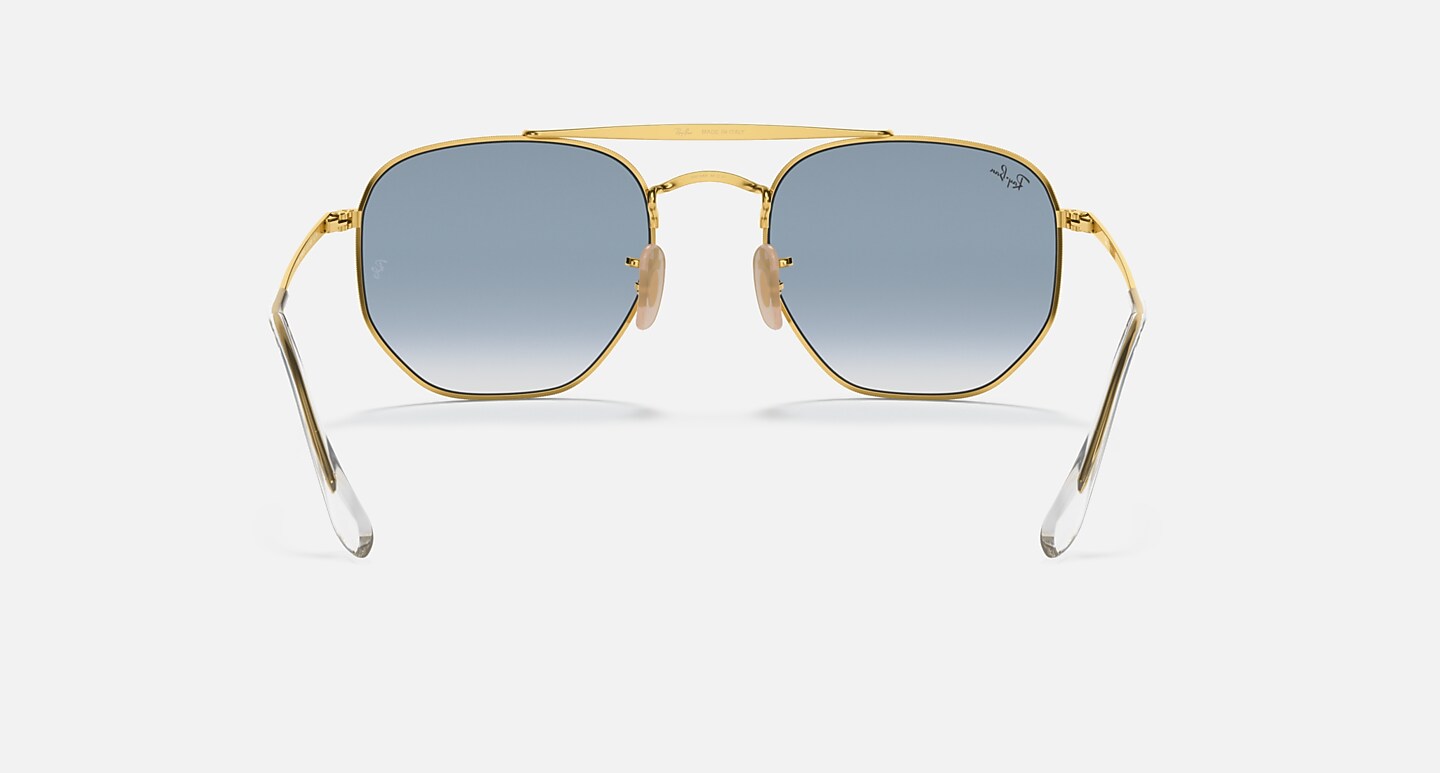 Ray-Ban Sunglasses Marshal Gold Frame Green Lenses