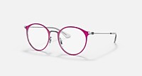 RayBan 桃红色搭银色; 银色 null