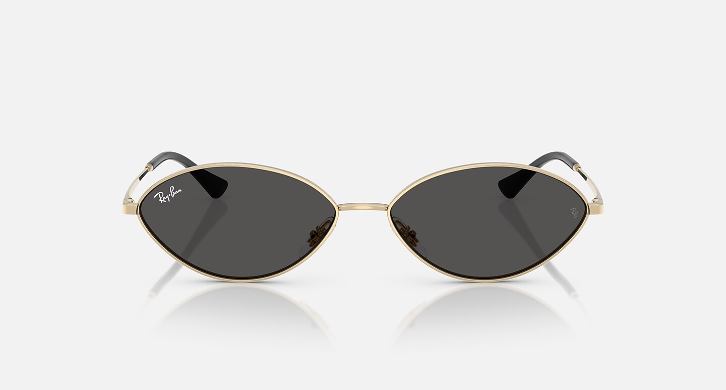 Ray-Ban Sunglasses Unisex Kai Bio-based - Pale Gold Frame Grey Lenses 59-15