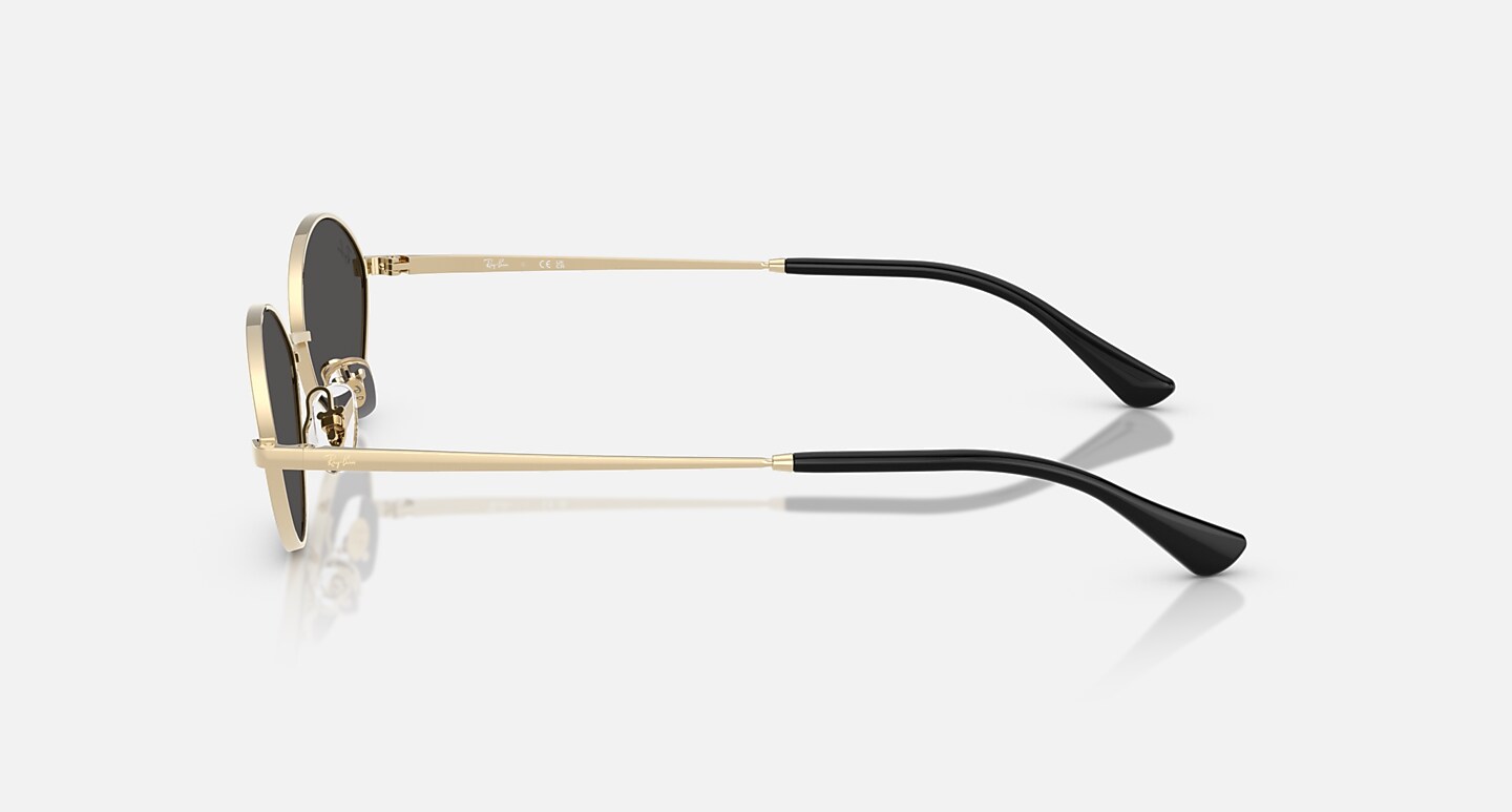 Ray-Ban Sunglasses Unisex Kai Bio-based - Pale Gold Frame Grey Lenses 59-15