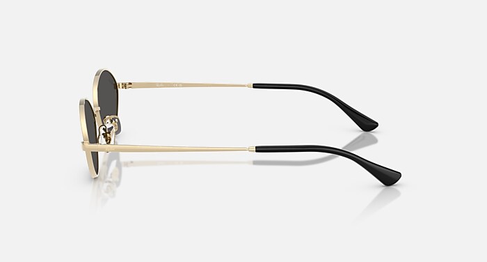 Ray-Ban Sunglasses Unisex Kai Bio-based - Pale Gold Frame Grey Lenses 59-15