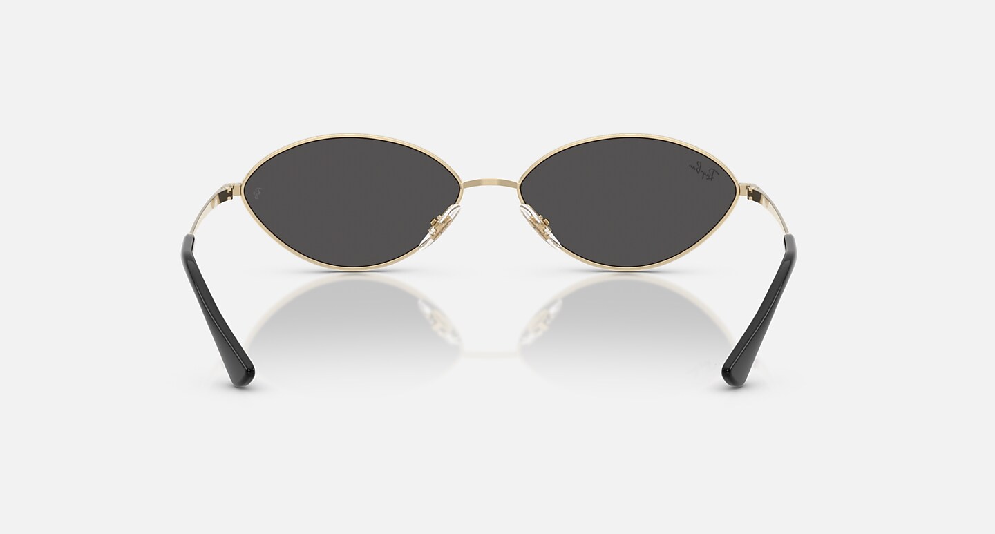 Ray-Ban Sunglasses Unisex Kai Bio-based - Pale Gold Frame Grey Lenses 59-15