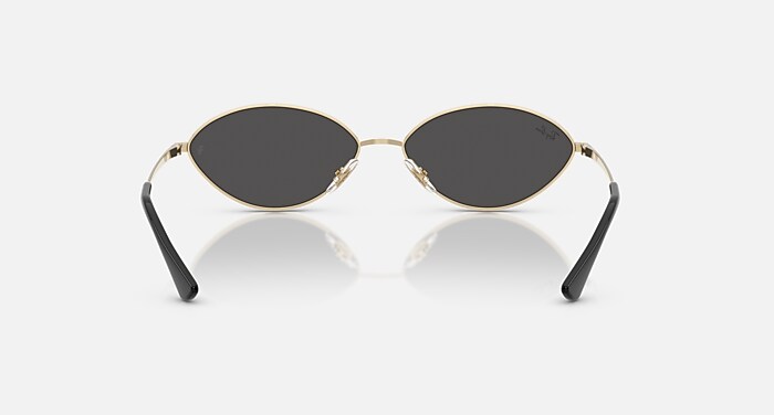 Ray-Ban Sunglasses Unisex Kai Bio-based - Pale Gold Frame Grey Lenses 59-15