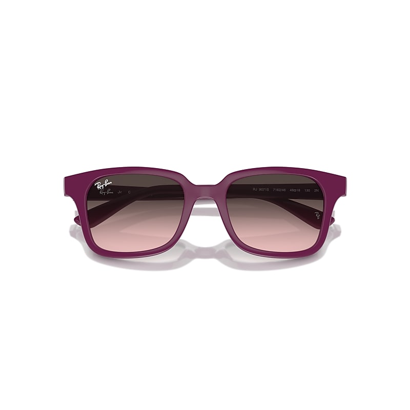 Ray-Ban Rb9071s Kids Sunglasses Cherry Frame Pink Lenses 48-18