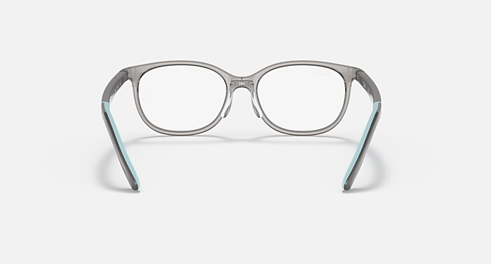 小物 Ray Ban RB1614D OPTICS KIDS Eyeglasses with Transparent Grey Frame