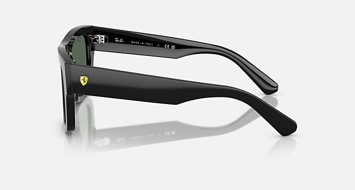 Ray-Ban Sunglasses Unisex Rb2217m Scuderia Ferrari Collection - Black Frame Green Lenses 53-21