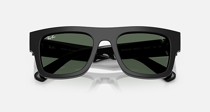 Ray-Ban Sunglasses Unisex Rb2217m Scuderia Ferrari Collection - Black Frame Green Lenses 53-21