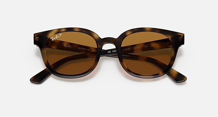 レアRayBanレイバン　RB4324-F 710/51 Ray-Ban Sunglasses Frame Only RB 4324-F 710/51 Dark Havana