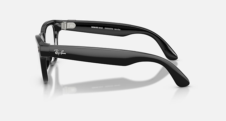 Ray-Ban Meta AI Glasses Montatura Nero Lente Trasparente