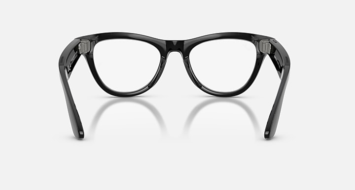 Ray-Ban Meta AI Glasses Montatura Nero Lente Trasparente