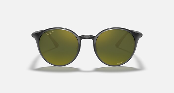 RB4336CH CHROMANCE Sunglasses in Transparent Grey and Green