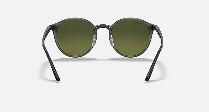 RB4336CH CHROMANCE Sunglasses in Transparent Grey and Green