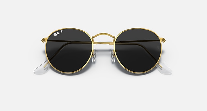 Gafas de Sol ROUND METAL en Oro y Negro RB3447 Ray-Ban® ES