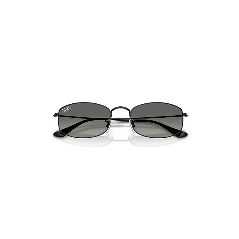 Ray Ban Rb3832 Sunglasses Black Frame Grey Lenses 52-21 In Black