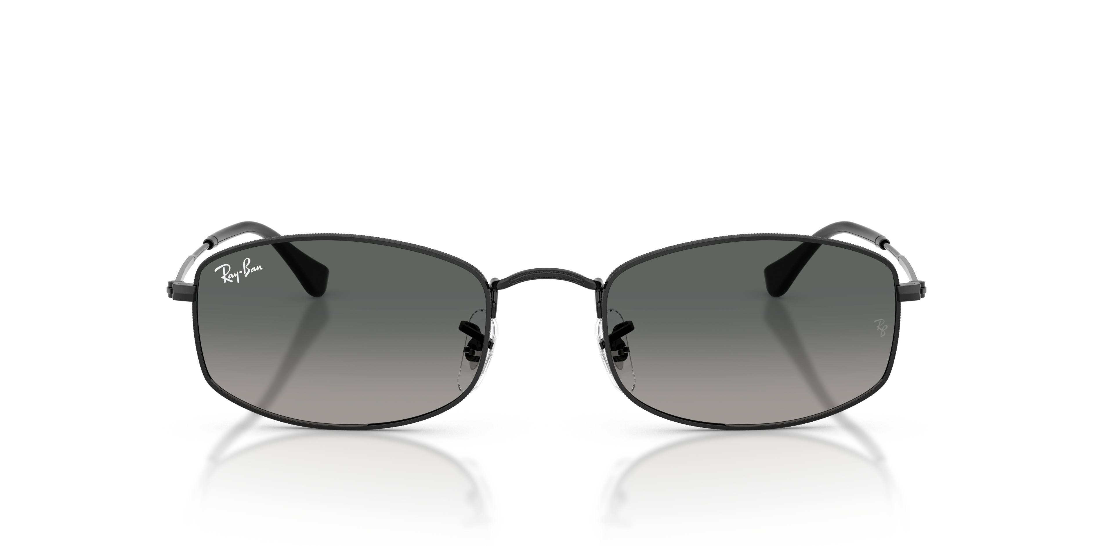 即発SOL GuruGuruBeanie LightGray DarkGray RB3832 Sunglasses in Black and Gradient Grey - RB3832 | Ray