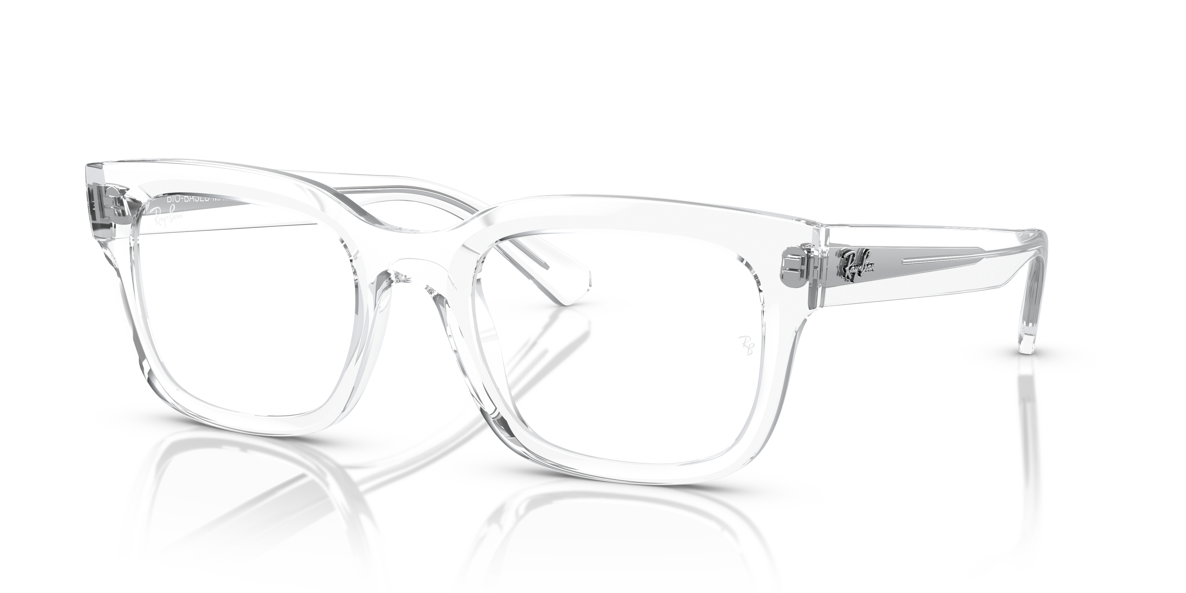 CHAD OPTICS BIO-BASED Polished Transparent Frame Clear Lenses 54-22